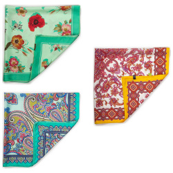 Scarf - Set of 3 silk scarves