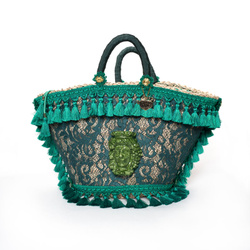 Shoulder Bag - Art. Coffa Fanciulla Verde Italy