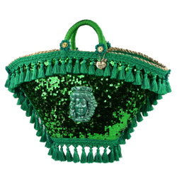 Bag - Art. Coffa Fanciulla Paillettes Verde