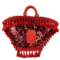 Bag - Art. Coffa Fanciulla Paillettes Rosso