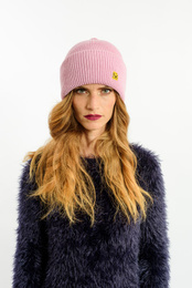 Ribbed Beanie Hat - Art. Pink
