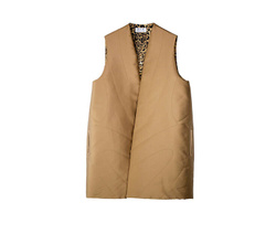 Silk padded ege-shape vest - Art-17K20CC