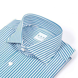Shirt - Art. White and light blue striped shirt 