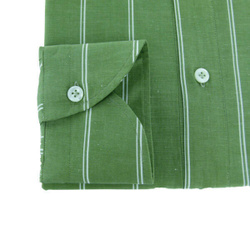 Shirt - Art. Green Polo Shirt with White Stripes