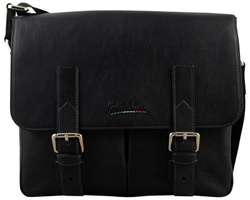 Art. Messenger Bah With Flap Leather