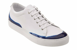 White/Blue Sneakers Shoes - Art. 20302