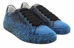 Black/Blue Sneakers Shoes - Art. VSPATTER (Women)